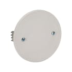 FANTON - Coperchio con graffe per scatola da incasso 85mm, colore bianco