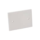 FANTON - Coperchio con viti per scatola da incasso rettangolare 3 moduli, colore bianco