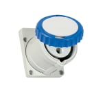 FANTON - Presa da incasso ARGO 2P+T 16A 230V 6h IP67 flangia ridotta, colore grigio