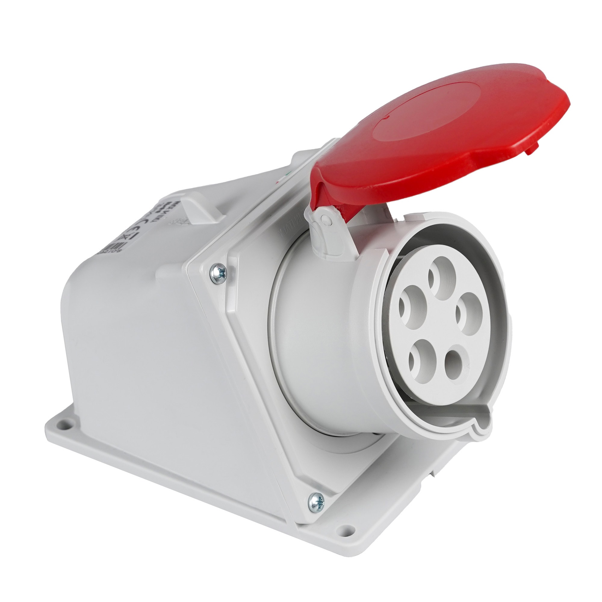 FANTON - Presa da parete ARGO 3P+N+T 32A 400V 6h IP44 cablaggio rapido 71325