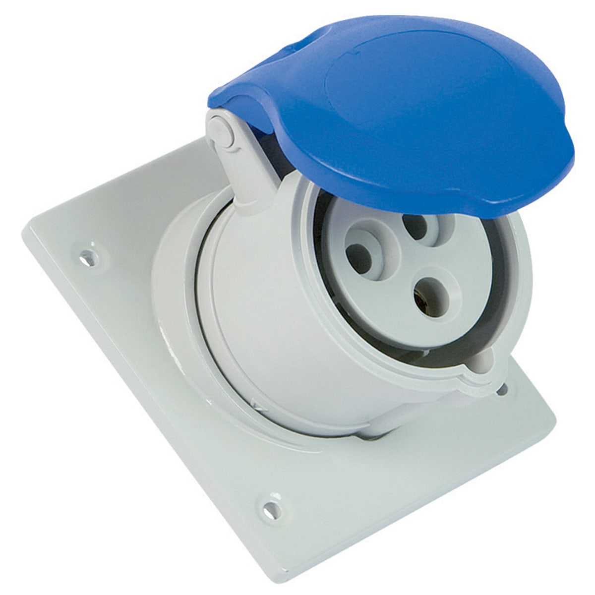 FANTON - Presa da incasso inclinata ARGO 2P+T 16A 230V 6h IP44 71610