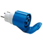 FANTON - Adattatore da spina S31 a 1 presa CEE 2P+T 16A 230V