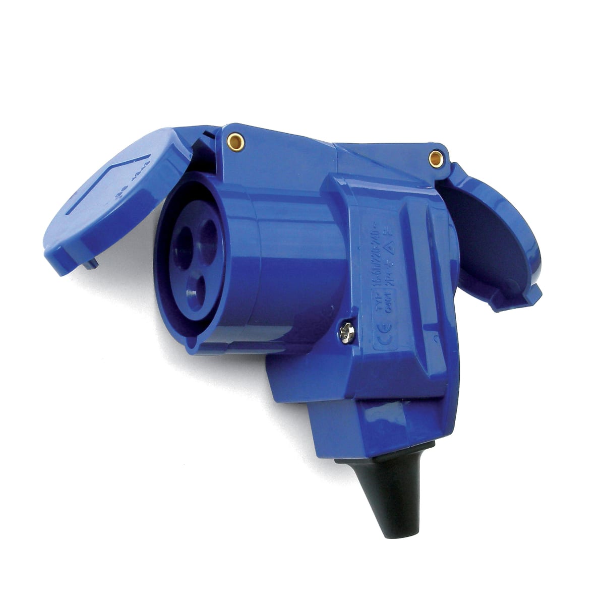 FANTON - Adattatore CARAVAN da presa CEE 2P+T 16A 230V a 1 presa Schuko IP44 73002