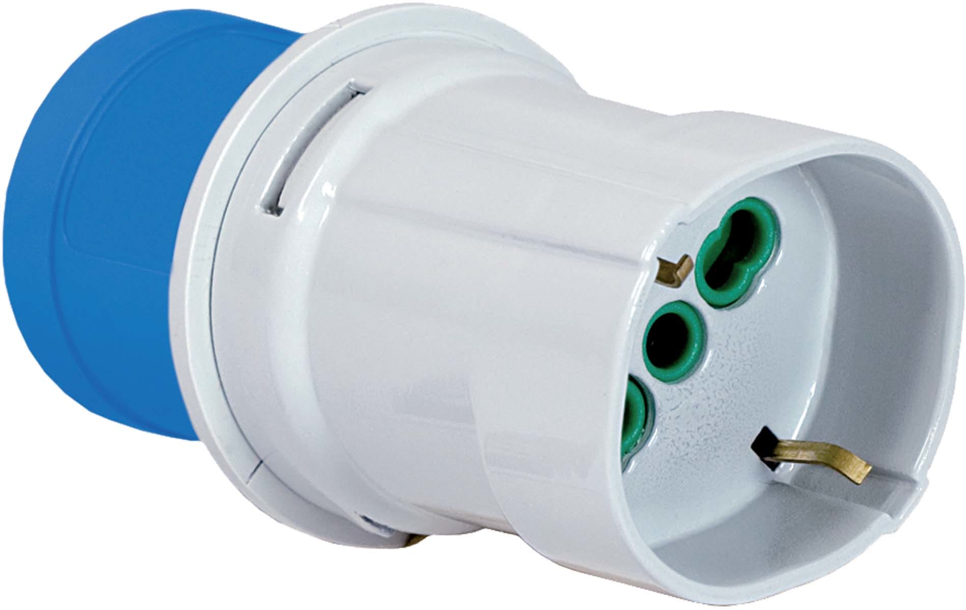FANTON - Adattatore da spina CEE 2P+T 16A 230V a 1 presa P40