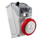 FANTON - Presa da parete interbloccata KEY BLOCK 3P+T 16A 400V 6h IP67 con portafusibili