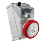 FANTON - Presa da parete interbloccata KEY BLOCK 3P+N+T 16A 400V 6h IP67 con portafusibili