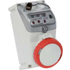 FANTON - Presa da parete interbloccata KEY BLOCK 3P+T 32A 400V 6h IP67 con portafusibili