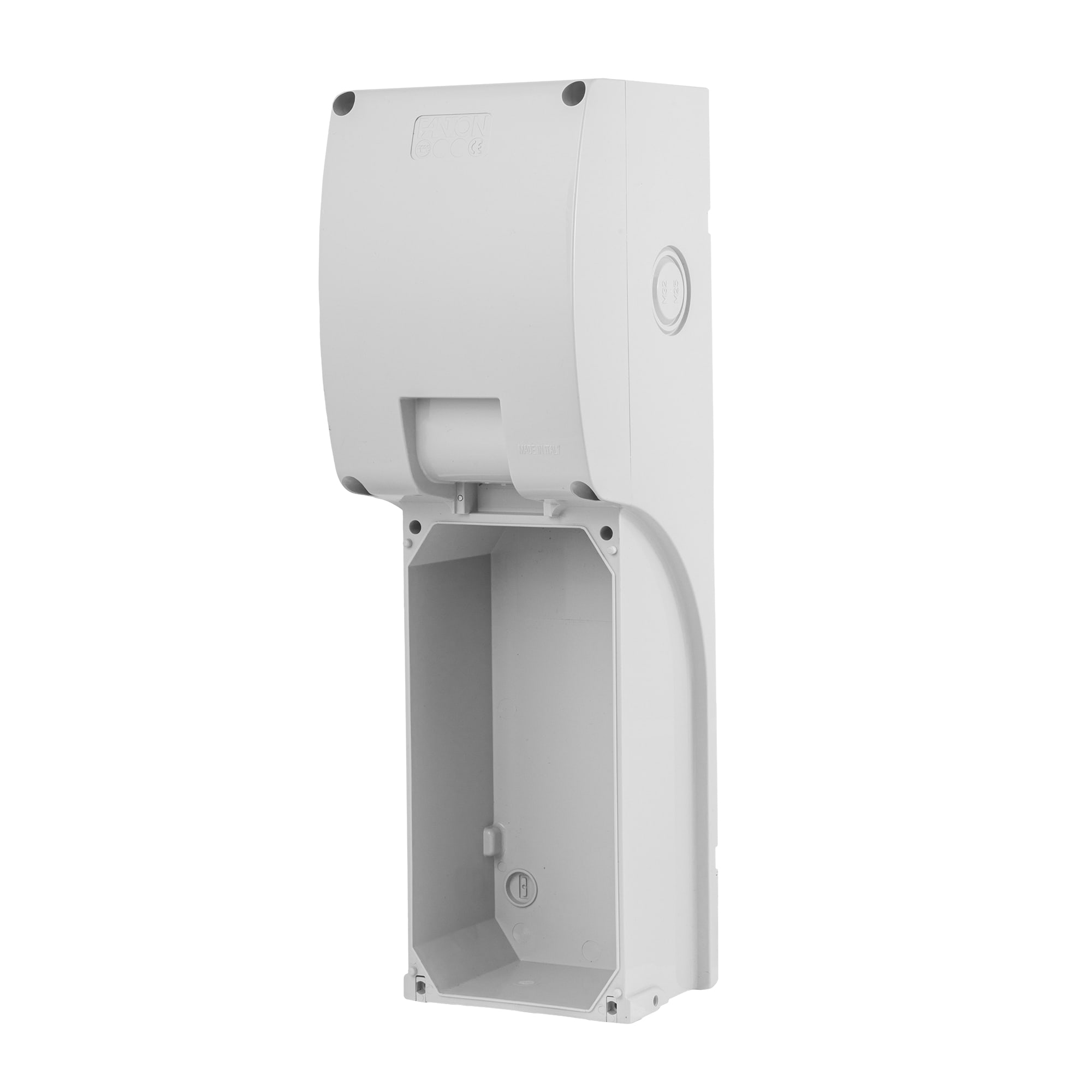 FANTON - Quadro KEY BOX 1 IP65 vuoto, con 1 foro per prese interbloccate e coperchio cieco, 9kW