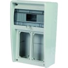 FANTON - Quadro ULISSE 250 IP65 vuoto, con 2 fori per prese interbloccate