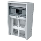FANTON - Quadro ULISSE 250 IP65 vuoto, con 4 fori per prese max 16A e 2 coperchi ciechi