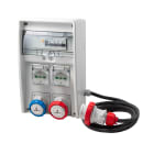 FANTON - Quadro ULISSE 250 IP44 - 2 prese CEE + 2 prese P40, 2 protezioni, con cavo 4m, 9kW