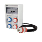 FANTON - Quadro ULISSE 250 ASC IP65 - 4 prese CEE, 2 protezioni, con cavo 4m, 9kW