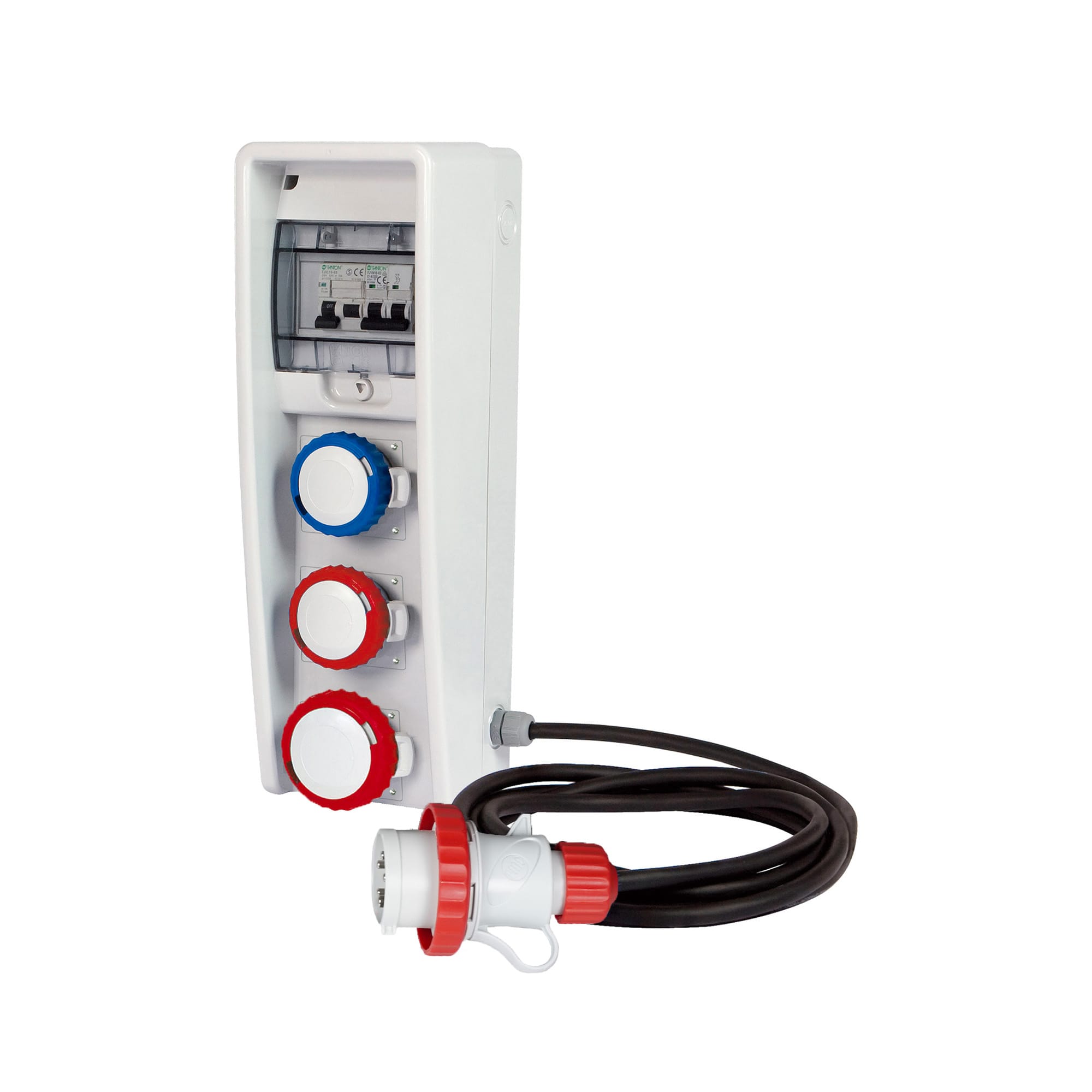 FANTON - Quadro ULISSE 150 ASC IP65 - 3 prese CEE, 1 protezione, con cavo 4m, 9kW