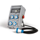 FANTON - Quadro ULISSE PRO 250 ASC IP65 - 4 prese CEE, 2 protezioni, con cavo 4m e emergenza, 3kW