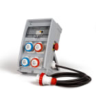 FANTON - Quadro ULISSE PRO 250 ASC IP65 - 4 prese CEE, 2 protezioni, con cavo 4m e emergenza, 9kW