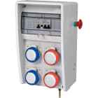 FANTON - Quadro ULISSE 250 ASC IP65 - 4 prese CEE, 2 protezioni, con morsettiera e emergenza, 9kW