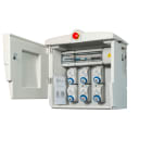 FANTON - Quadro POLIFEMO MIDI ASC IP55 IP55 - 6 prese, 8 protezioni, con morsettiera e emergenza, 18kW