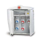 FANTON - Quadro POLIFEMO MIDI ASC IP55 IP55 - 5 prese, 2 protezioni, con morsettiera, emergenza, 35kW