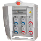 FANTON - Quadro POLIFEMO MIDI ASC IP55 IP55 - 6 prese, 2 protezioni, con morsettiera, emergenza, 35kW