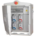 FANTON - Quadro POLIFEMO MIDI ASC IP55 - 4 prese, 2 protezioni, con morsettiera, emergenza, 9kW 74736