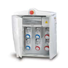 FANTON - Quadro POLIFEMO MIDI ASC IP55 - 6 prese, 2 protezioni, con morsettiera, emergenza, 35kW