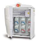 FANTON - Quadro POLIFEMO MIDI ASC IP55 - 5 prese, 4 protezioni, con morsettiera, emergenza, 35kW
