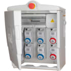 FANTON - Quadro POLIFEMO MIDI ASC IP55 - 6 prese, 4 protezioni, con morsettiera, emergenza, 18kW
