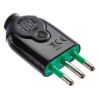 FANTON - Spina S11 2P+T 10A smontabile BIC, colore nero 80011