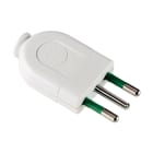 FANTON - Spina S11 2P+T 10A smontabile EASY, colore bianco 80015