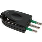 FANTON - Spina S11 2P+T 10A smontabile EASY, colore nero