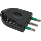 FANTON - Spina S17 2P+T 16A smontabile EASY, colore nero