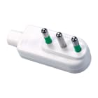 FANTON - Spina S11 2P+T 10A a squadra smontabile ribassata, colore bianco 80030