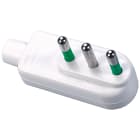 FANTON - Spina S17 2P+T 16A smontabile ribassata, colore bianco 80040