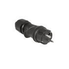 FANTON - Spina S31 2P+T 16A smontabile HI-PRO, IP44, colore nero 80052