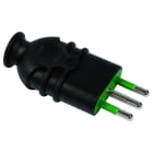 FANTON - Spina S11 2P+T 10A smontabile HI-PRO, colore nero