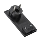 FANTON - Spina S31 2P+T 16A smontabile CLOCK, colore nero