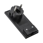 FANTON - Spina S31 2P+T 16A smontabile CLOCK, colore nero