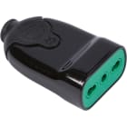 FANTON - Presa P17/11 2P+T 16A smontabile BIC, colore nero 81001