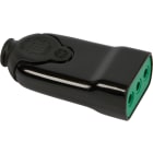 FANTON - Presa P11 2P+T 10A smontabile BIC, colore nero 81011