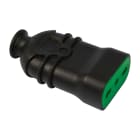 FANTON - Presa P17/11 2P+T 16A smontabile HI-PRO, colore nero