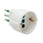 FANTON - Adattatore da spina S11 a 1 presa P30, colore bianco