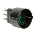 FANTON - Adattatore da spina S17 a 1 presa P30, colore nero