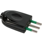 FANTON - Spina S11 2P+T 10A smontabile EASY, colore nero