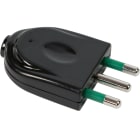 FANTON - Spina S17 2P+T 16A smontabile EASY, colore nero