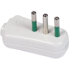 FANTON - Spina S11 2P+T 10A a squadra smontabile ribassata, colore bianco