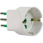 FANTON - Adattatore da spina S11 a 1 presa P30, colore bianco