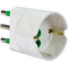 FANTON - Adattatore da spina S17 a 1 presa P30, colore bianco