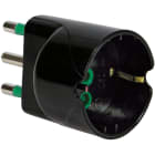 FANTON - Adattatore da spina S17 a 1 presa P30, colore nero
