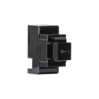 FANTON - Alimentatore da incasso KEYSTONE compatto, 1 presa USB-C 3A, colore nero 82902