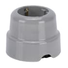 FANTON - Presa da parete in ceramica P30, colore grigio